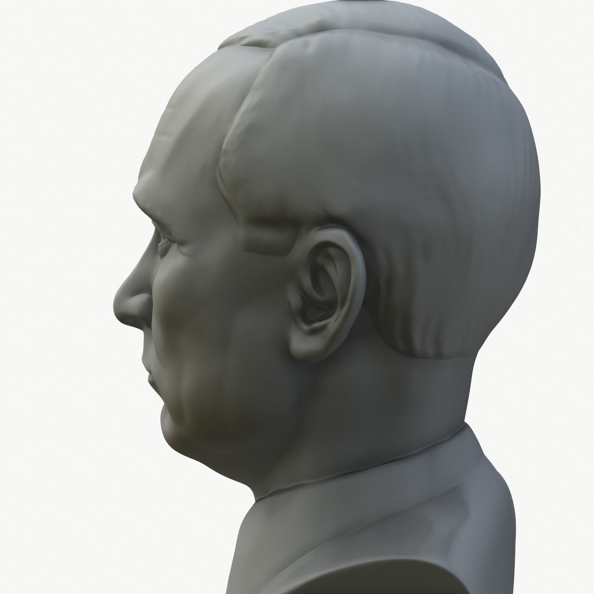 3D Vladimir Putin Bust Ready To Print 3D print model_14