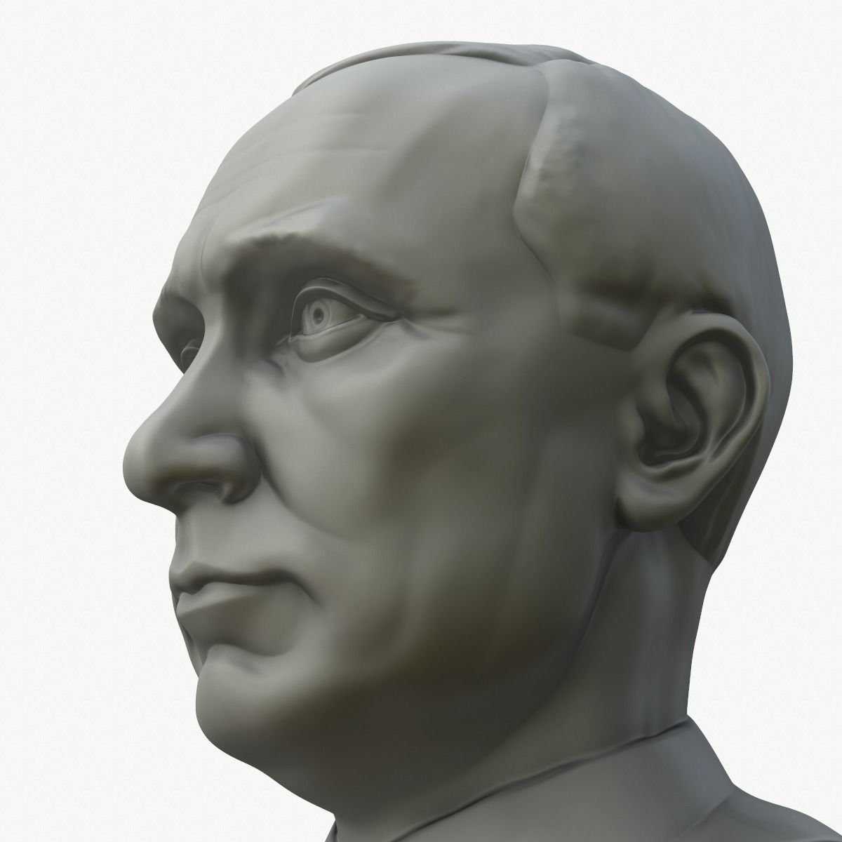 3D Vladimir Putin Bust Ready To Print 3D print model_8