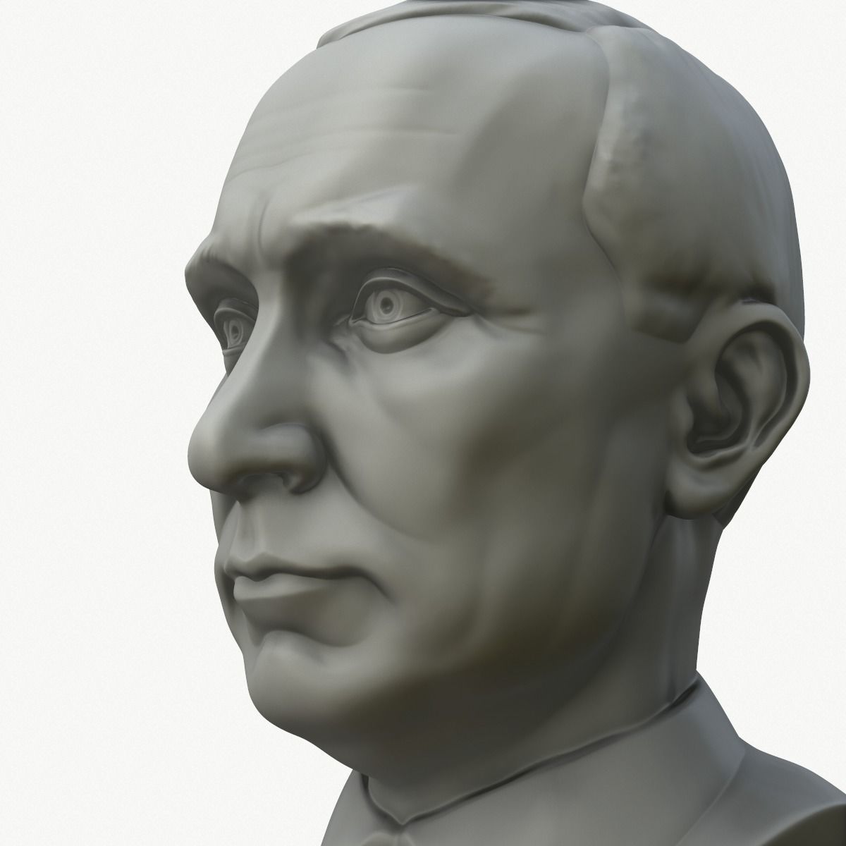 3D Vladimir Putin Bust Ready To Print 3D print model_10