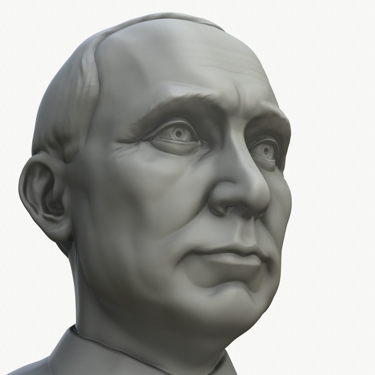 3D Vladimir Putin Bust Ready To Print 3D print model_7