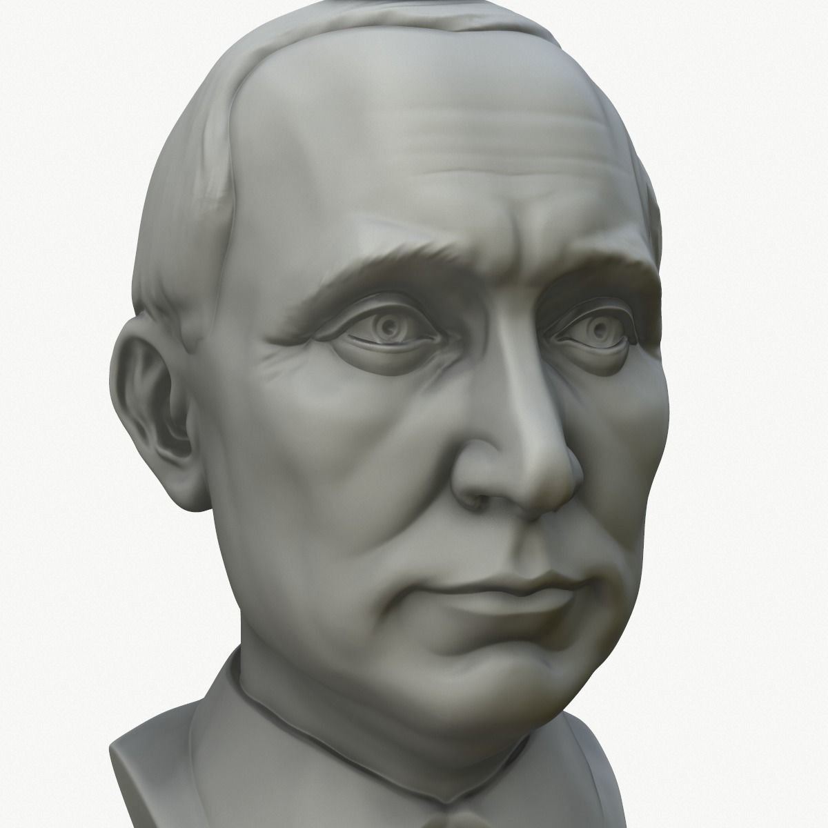 3D Vladimir Putin Bust Ready To Print 3D print model_12