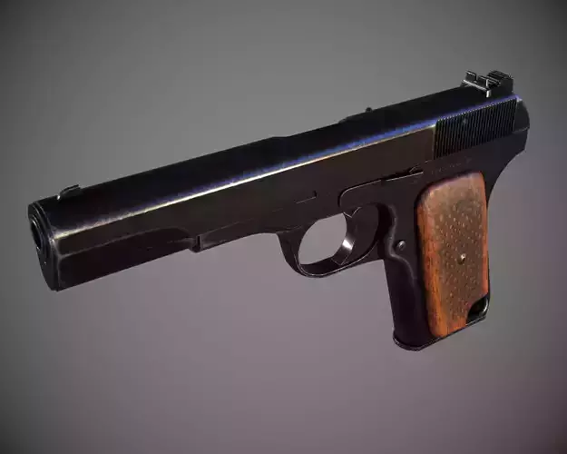 TT Pistol  Low-poly 3D model