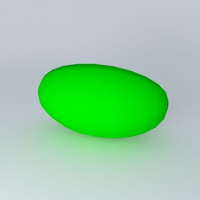 orange fruit Free 3D model_1