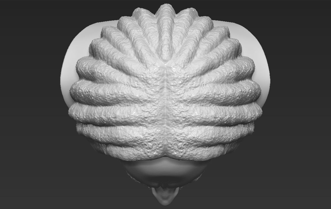 Bob Marley bust 3D printing ready stl obj formats 3D print model_15