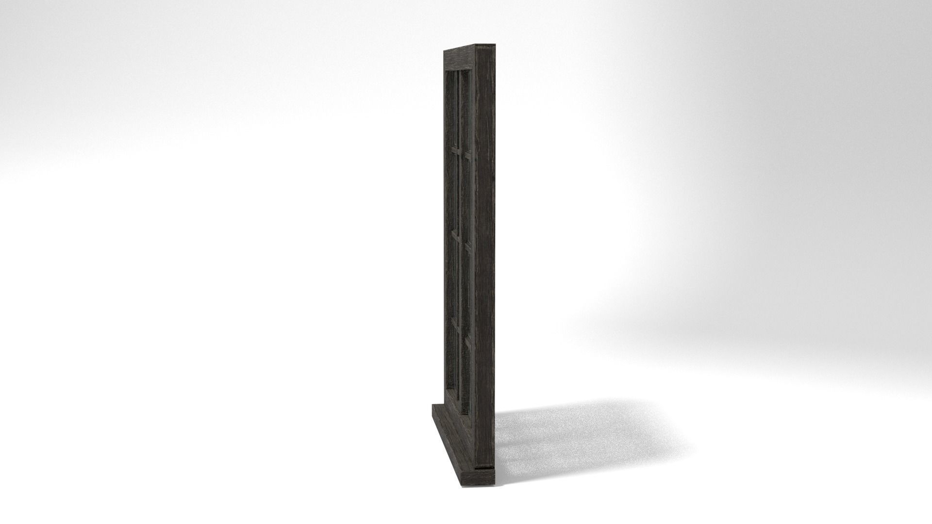 Medieval Window Glass and Wood Two 3D Model Tudor Low-poly 3D model_5