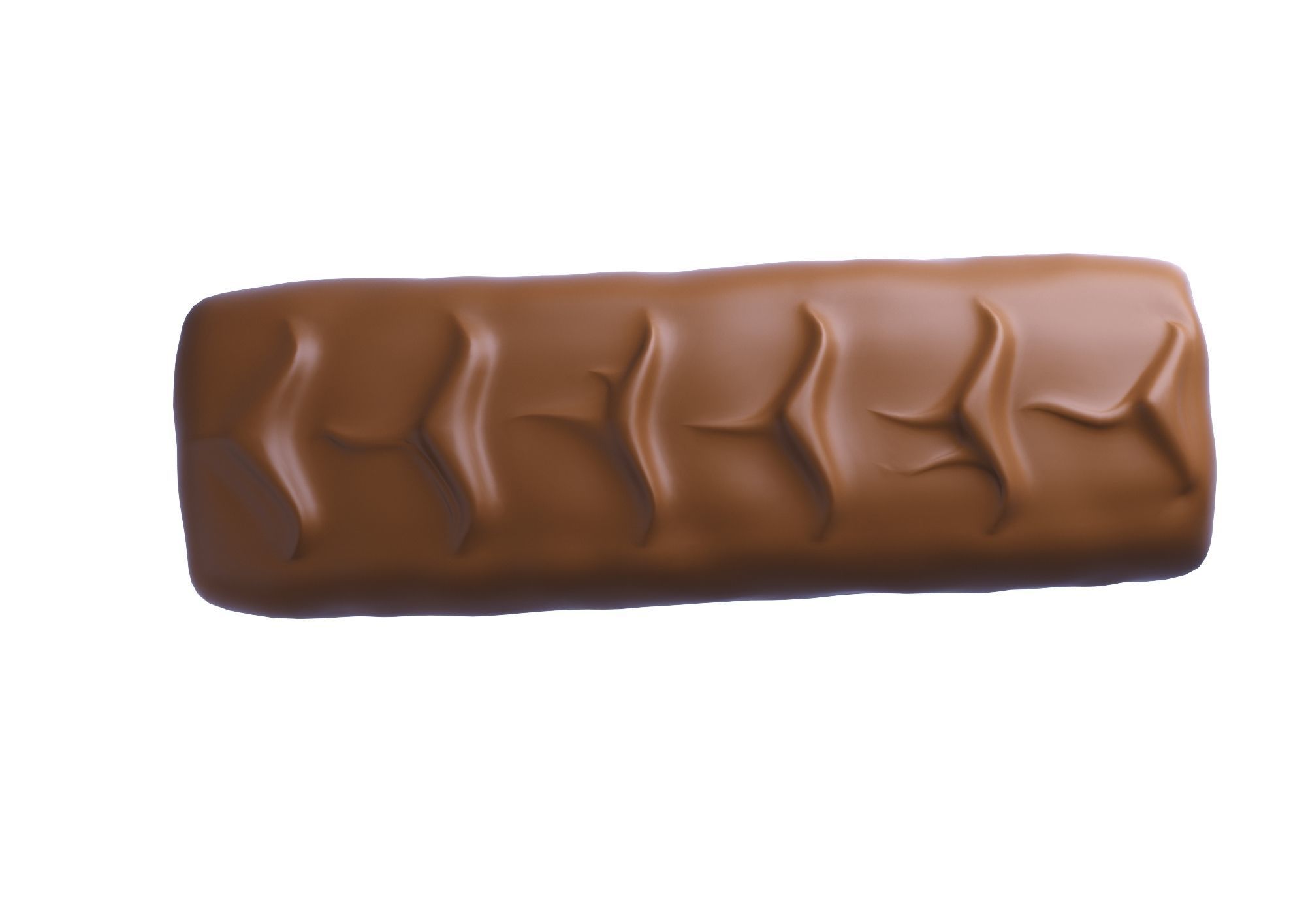 Snickers chocolate bar 3D model_2
