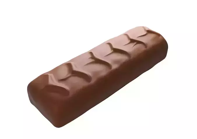 Snickers chocolate bar 3D model