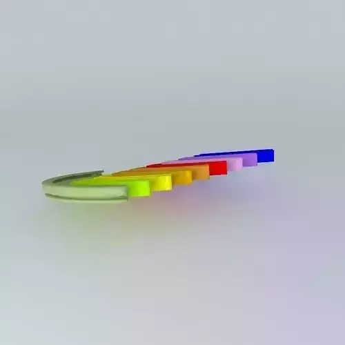 Sonneborn rainbow colored ring