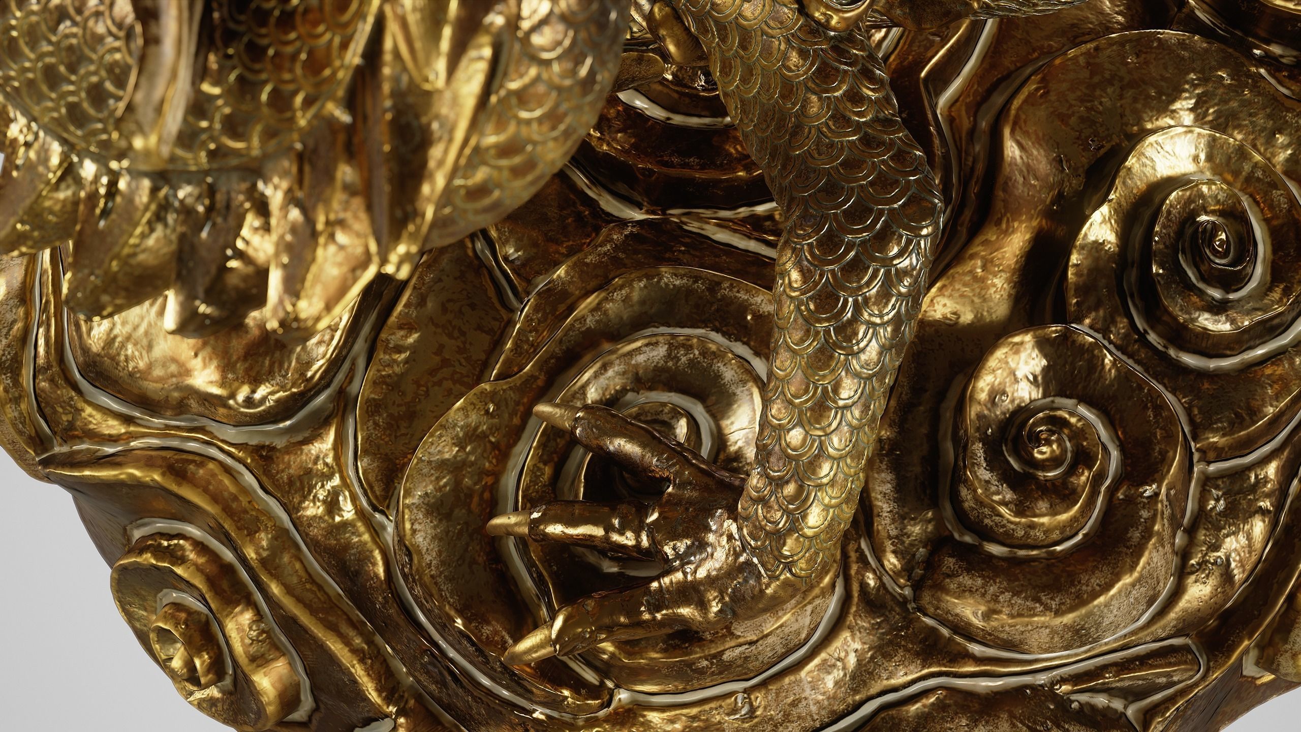 Japanese Dragon Low-poly 3D model_28