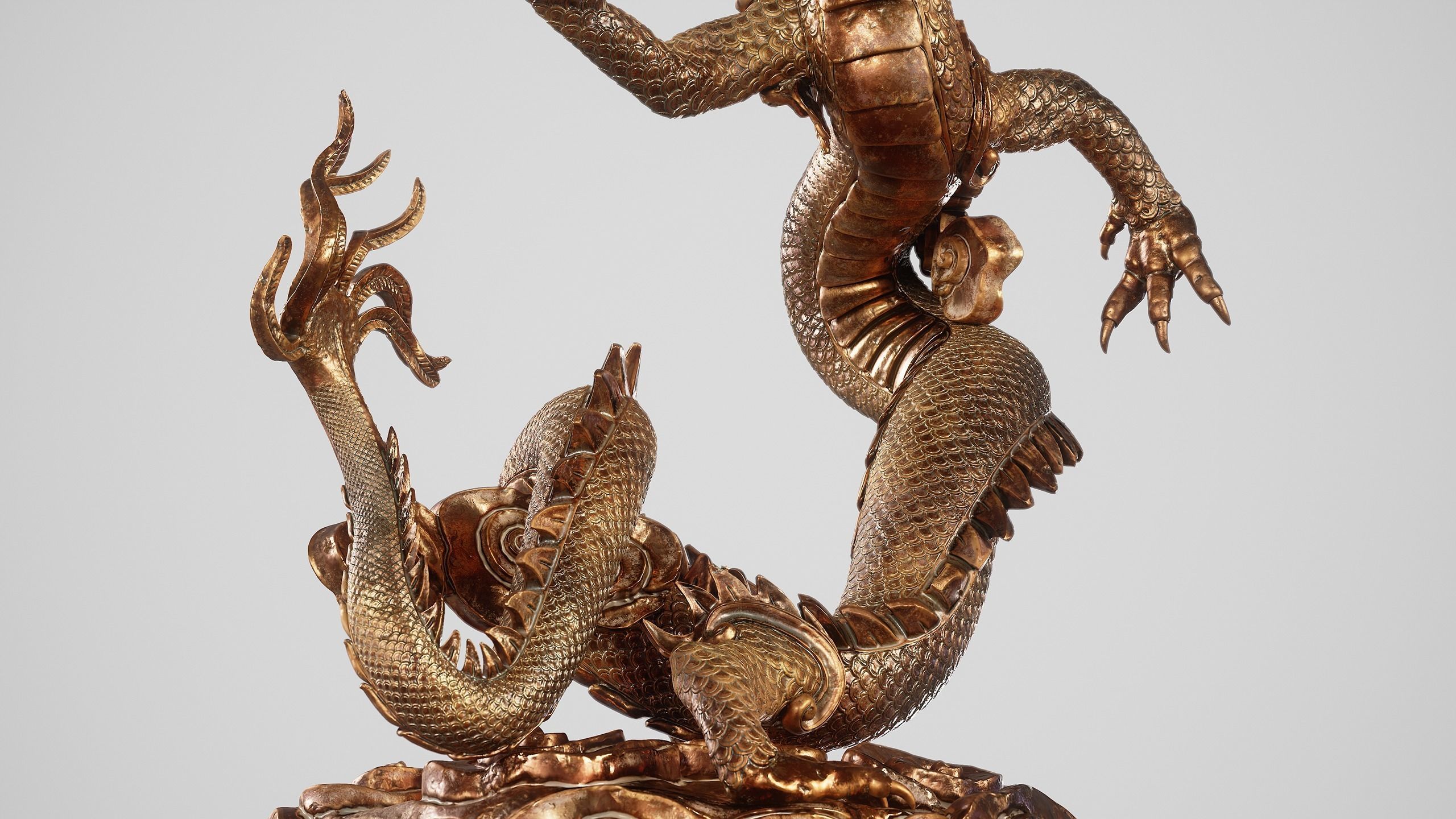 Japanese Dragon Low-poly 3D model_19