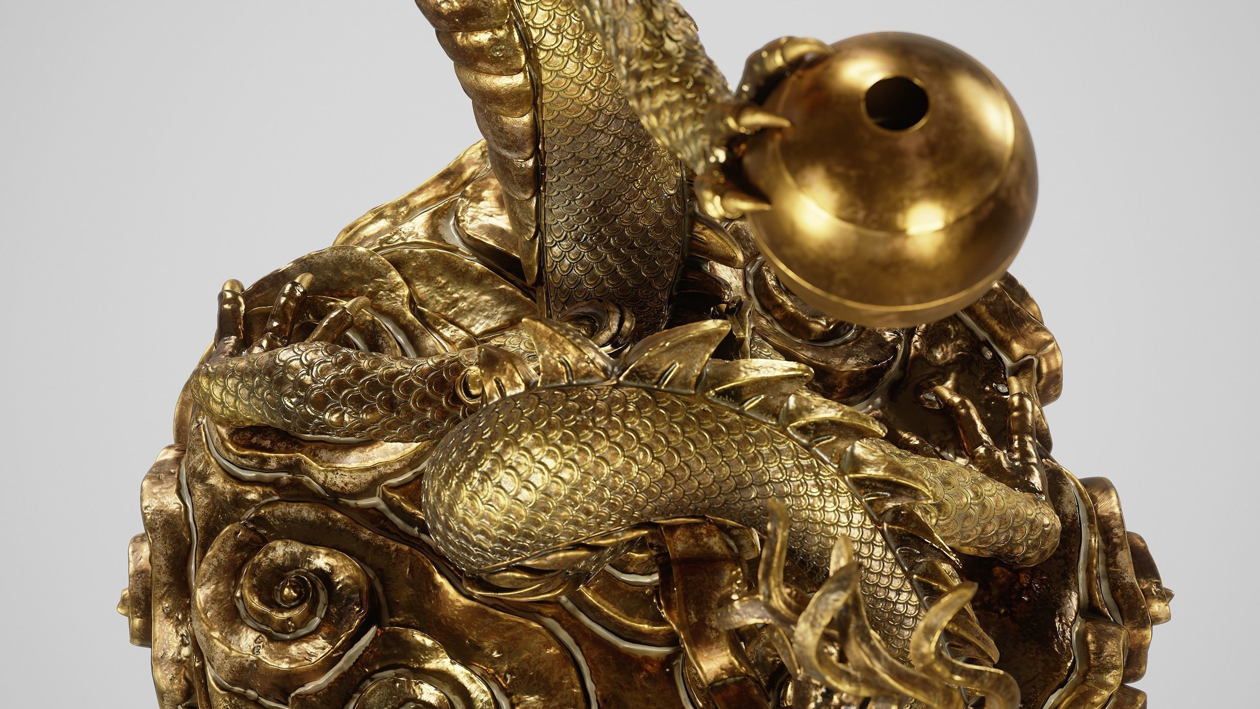 Japanese Dragon Low-poly 3D model_26