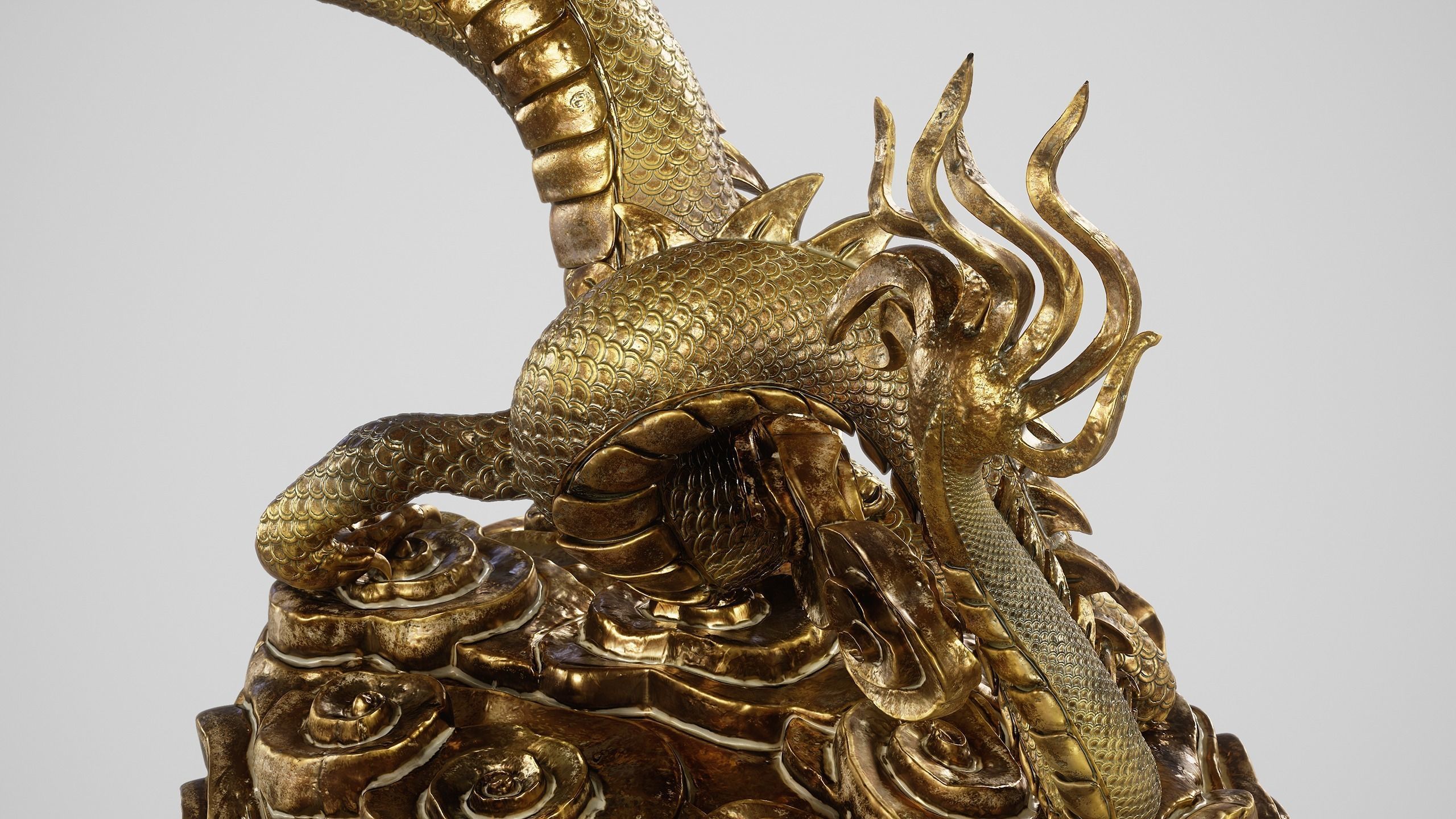 Japanese Dragon Low-poly 3D model_27