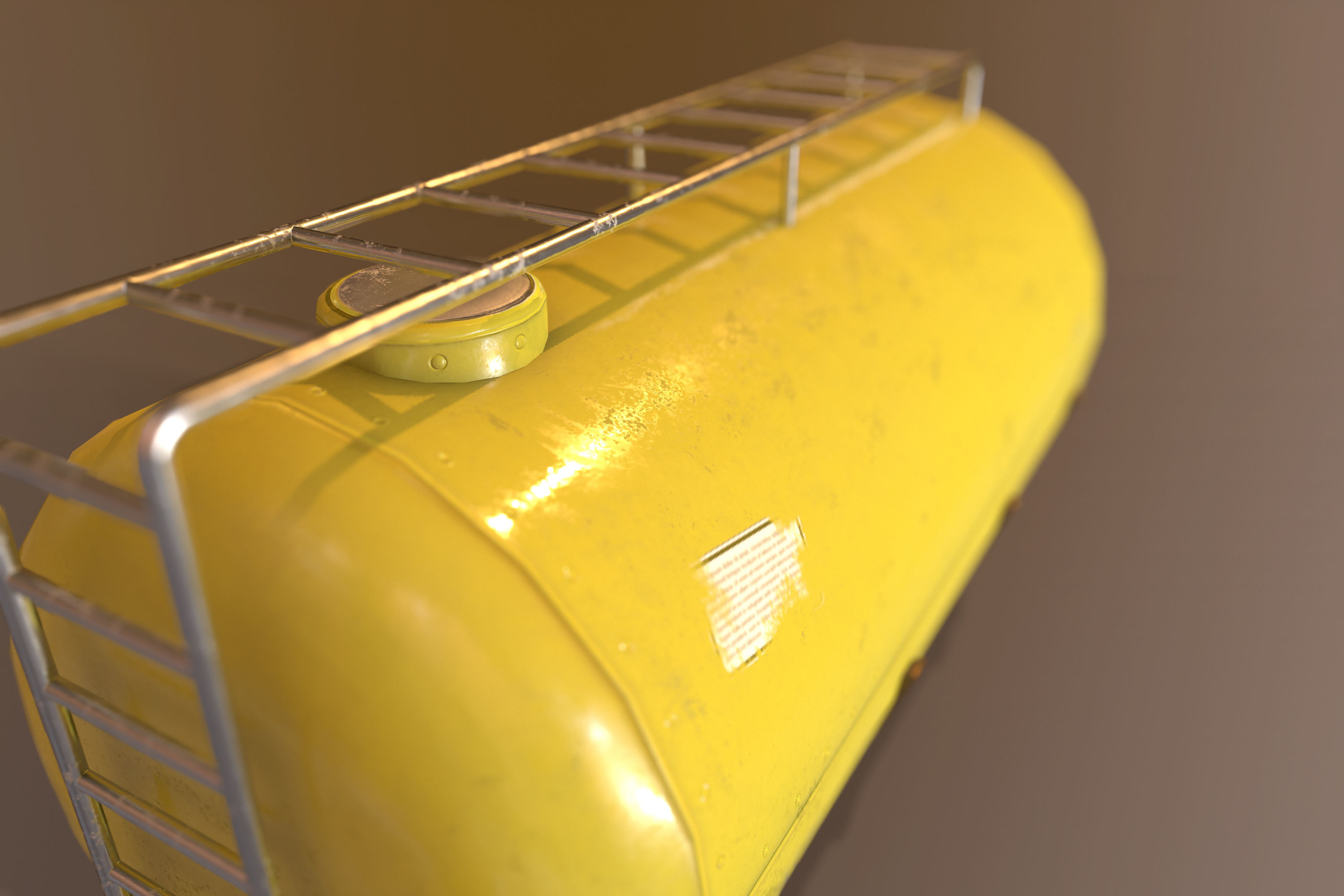 Cistern Realistic - Low Poly - Game ready Low-poly 3D model tank Low-poly 3D model_2