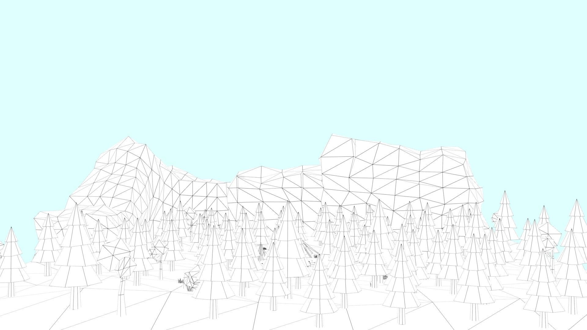 Cartoon Camp Low-poly 3D model_21