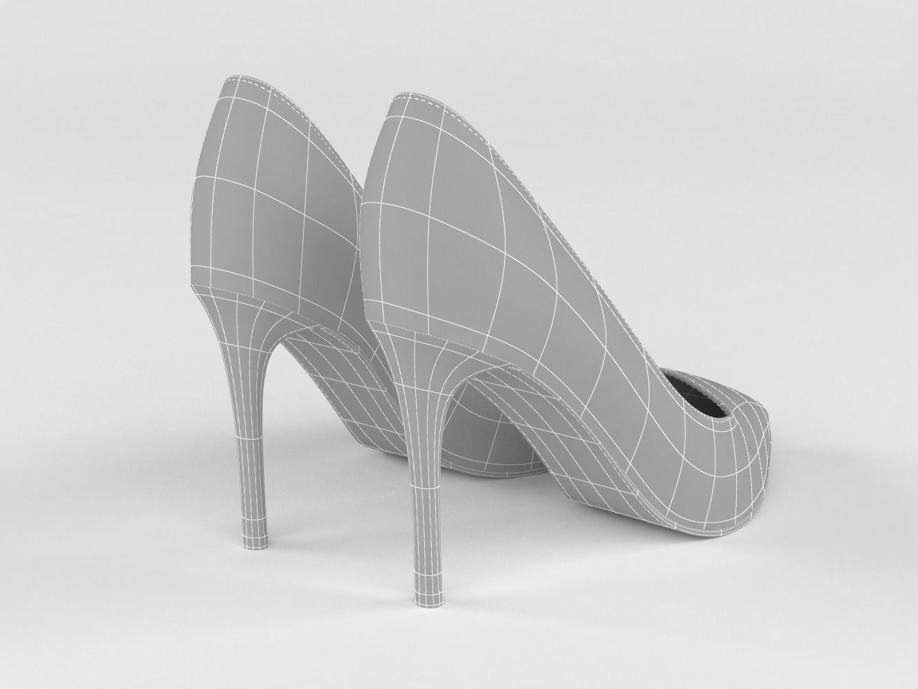 Women Shoes 3D model_10