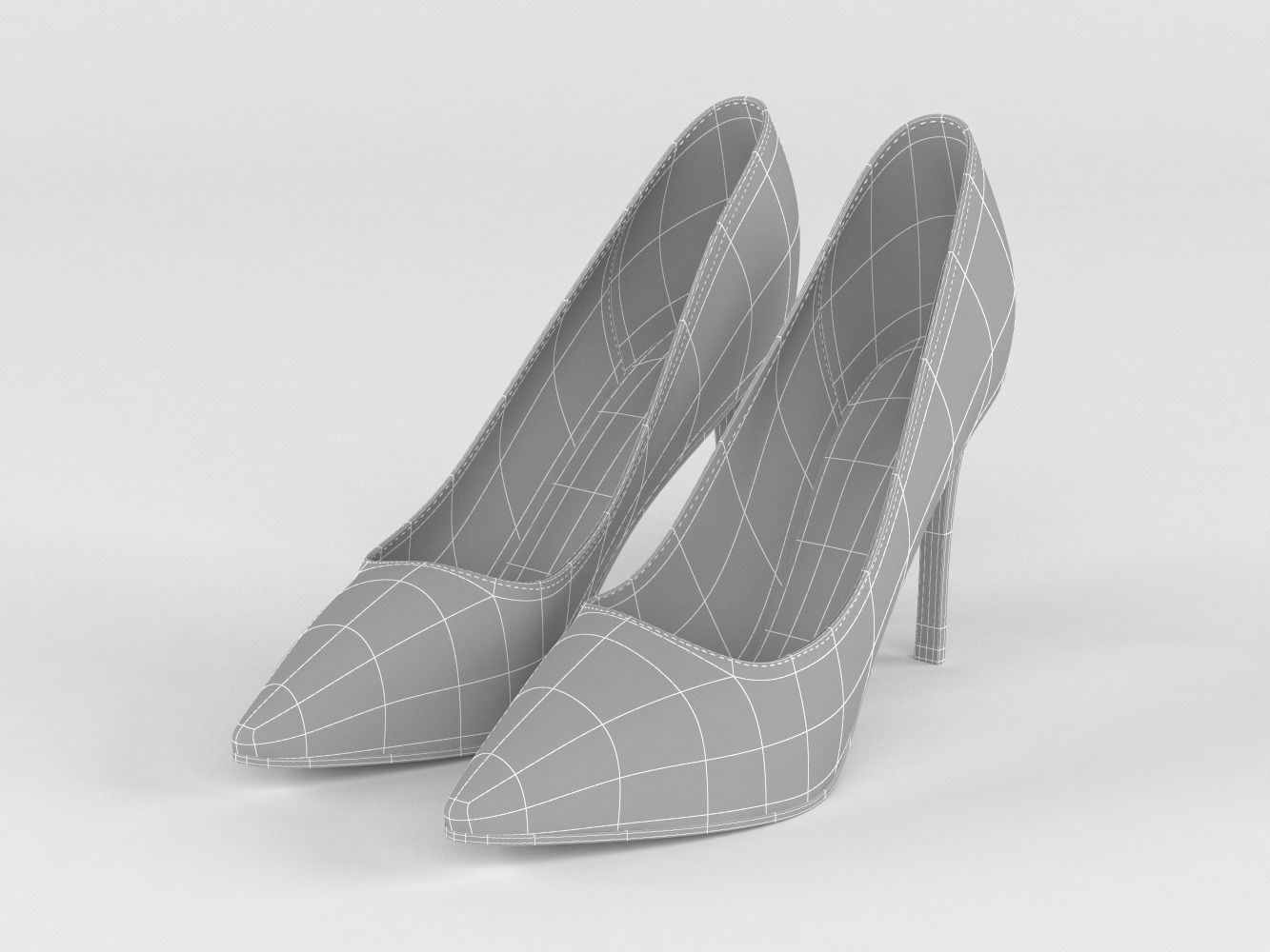 Women Shoes 3D model_12