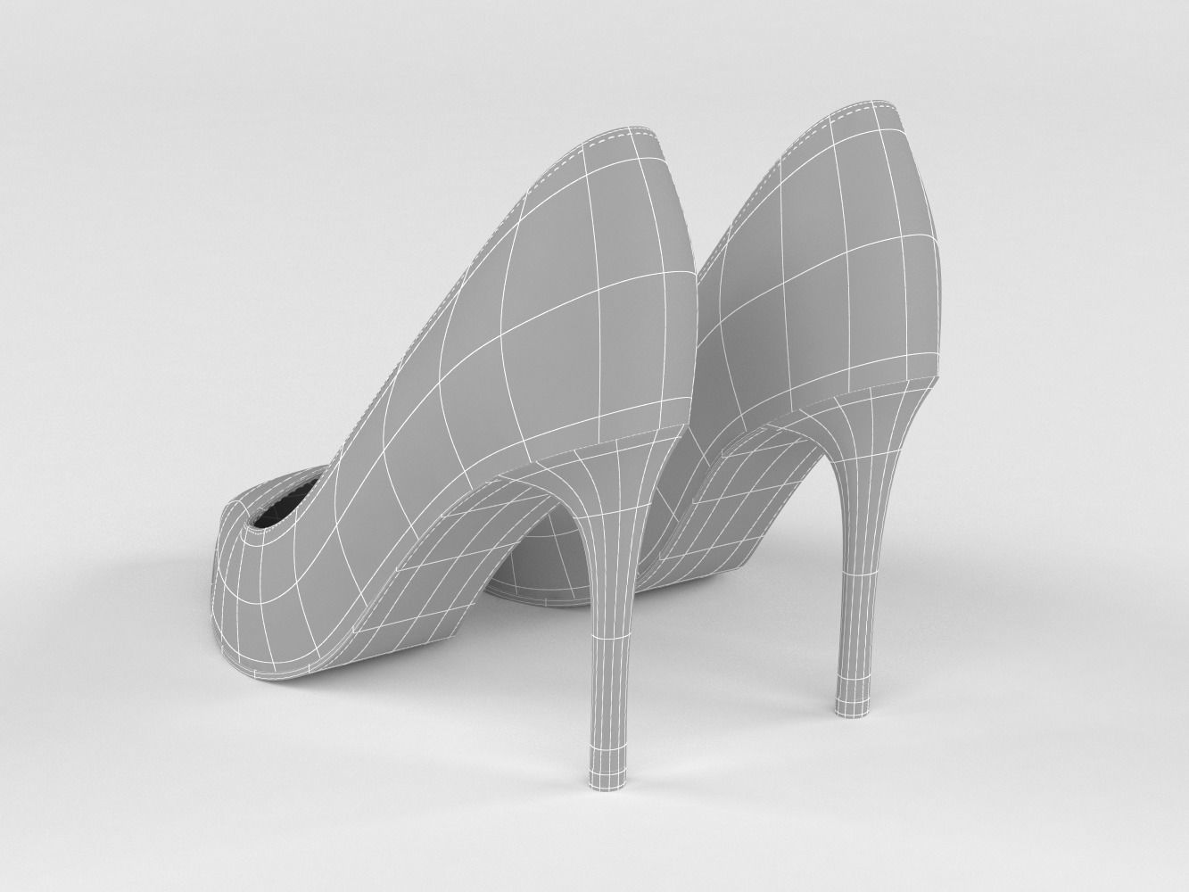 Women Shoes 3D model_11