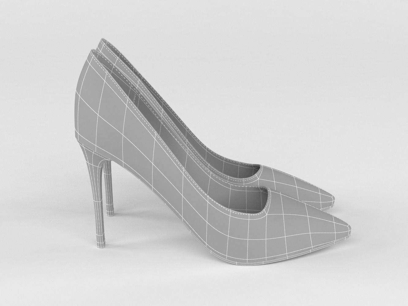 Women Shoes 3D model_9