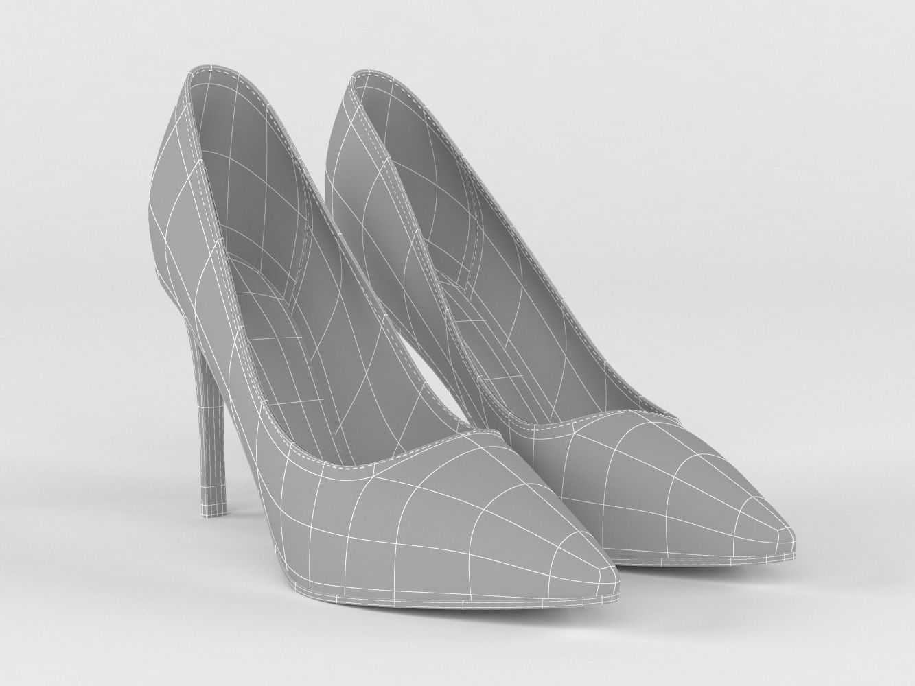 Women Shoes 3D model_8
