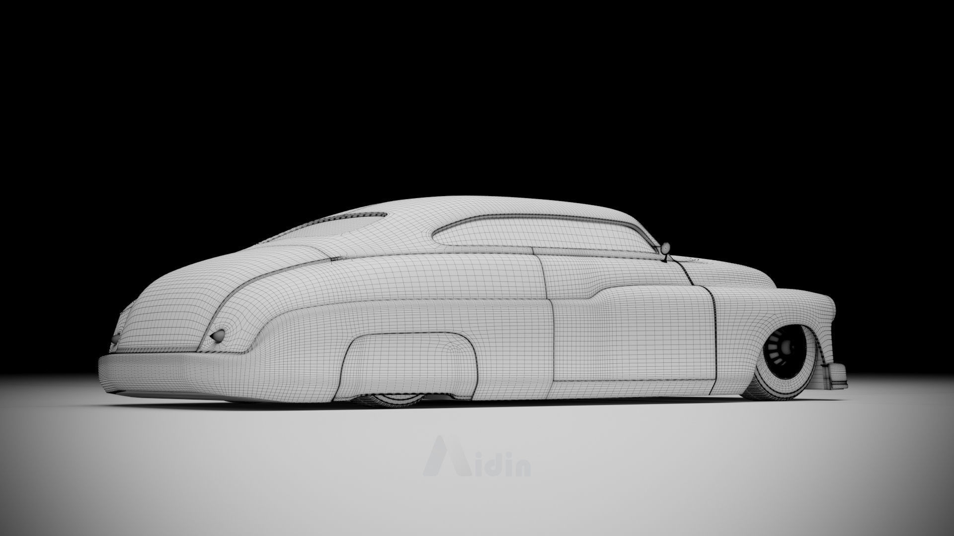 Custom Mercury 1959  hotrod 3D car model  3D model_5