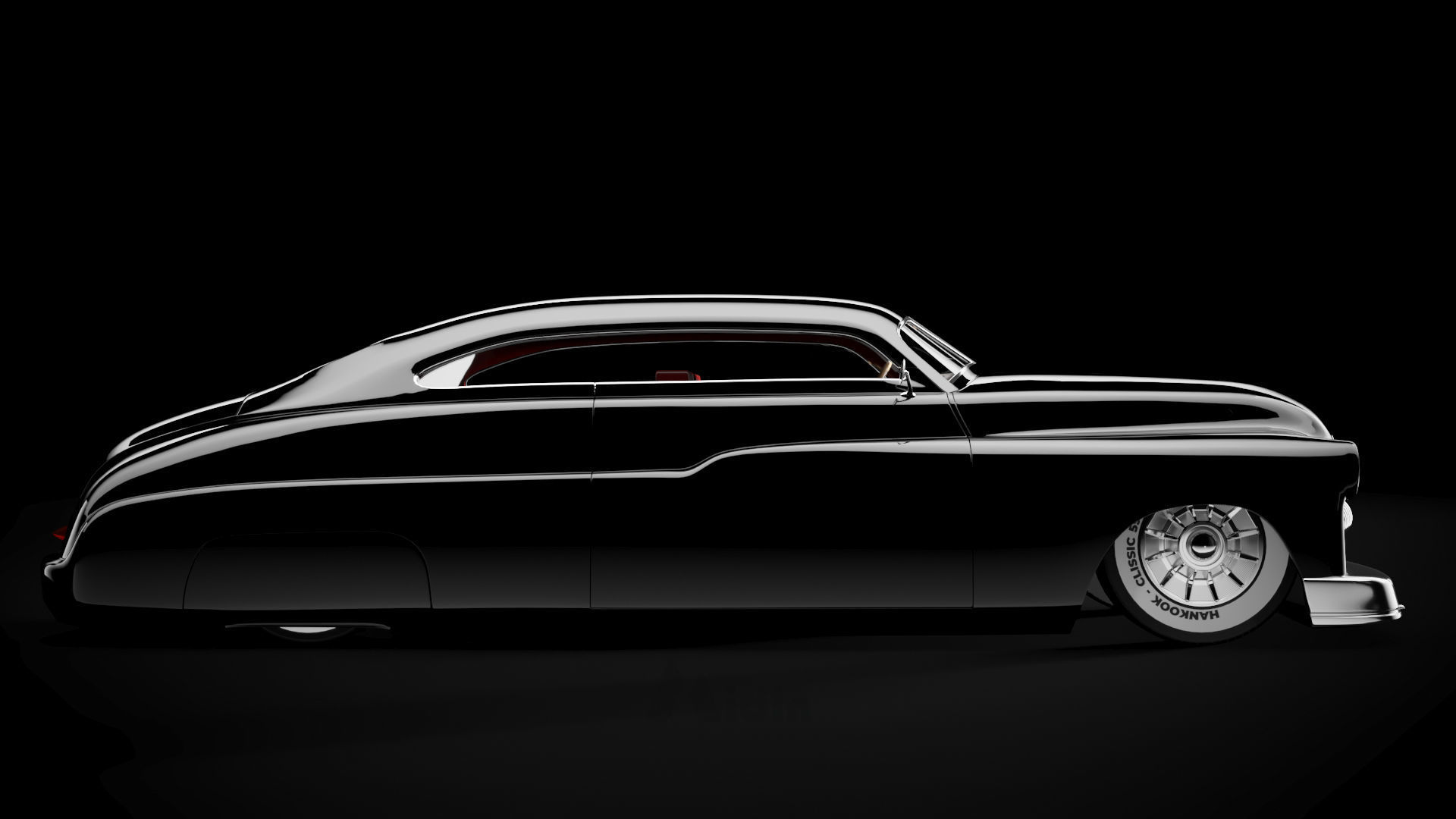 Custom Mercury 1959  hotrod 3D car model  3D model_1