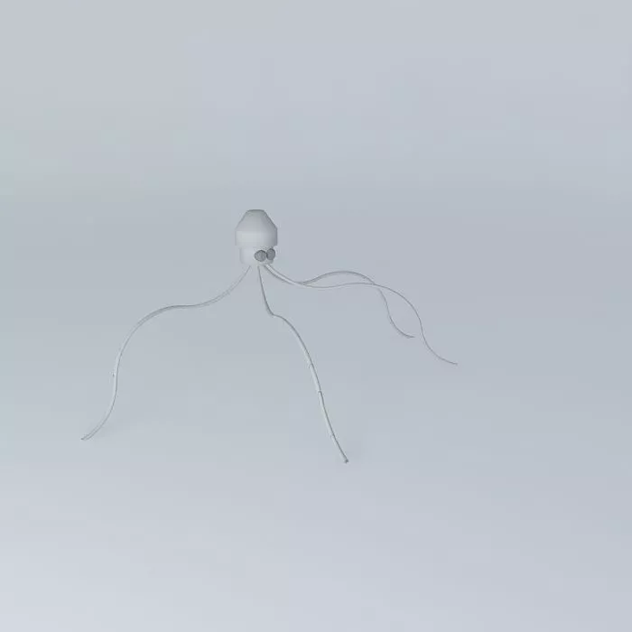 calamari squid Free 3D model