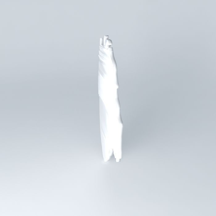 Albert Einstein Free 3D model_2