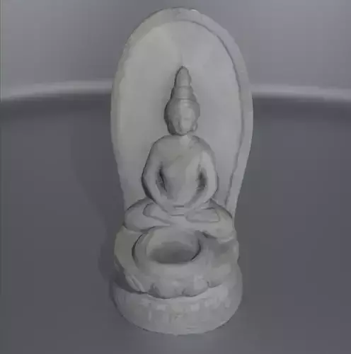 Buddha Stone Statue 3D model Buddha Stone Statue 3D model