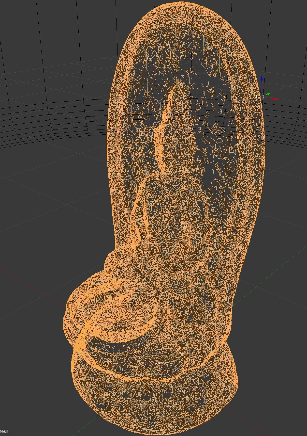 Buddha Stone Statue 3D model_5