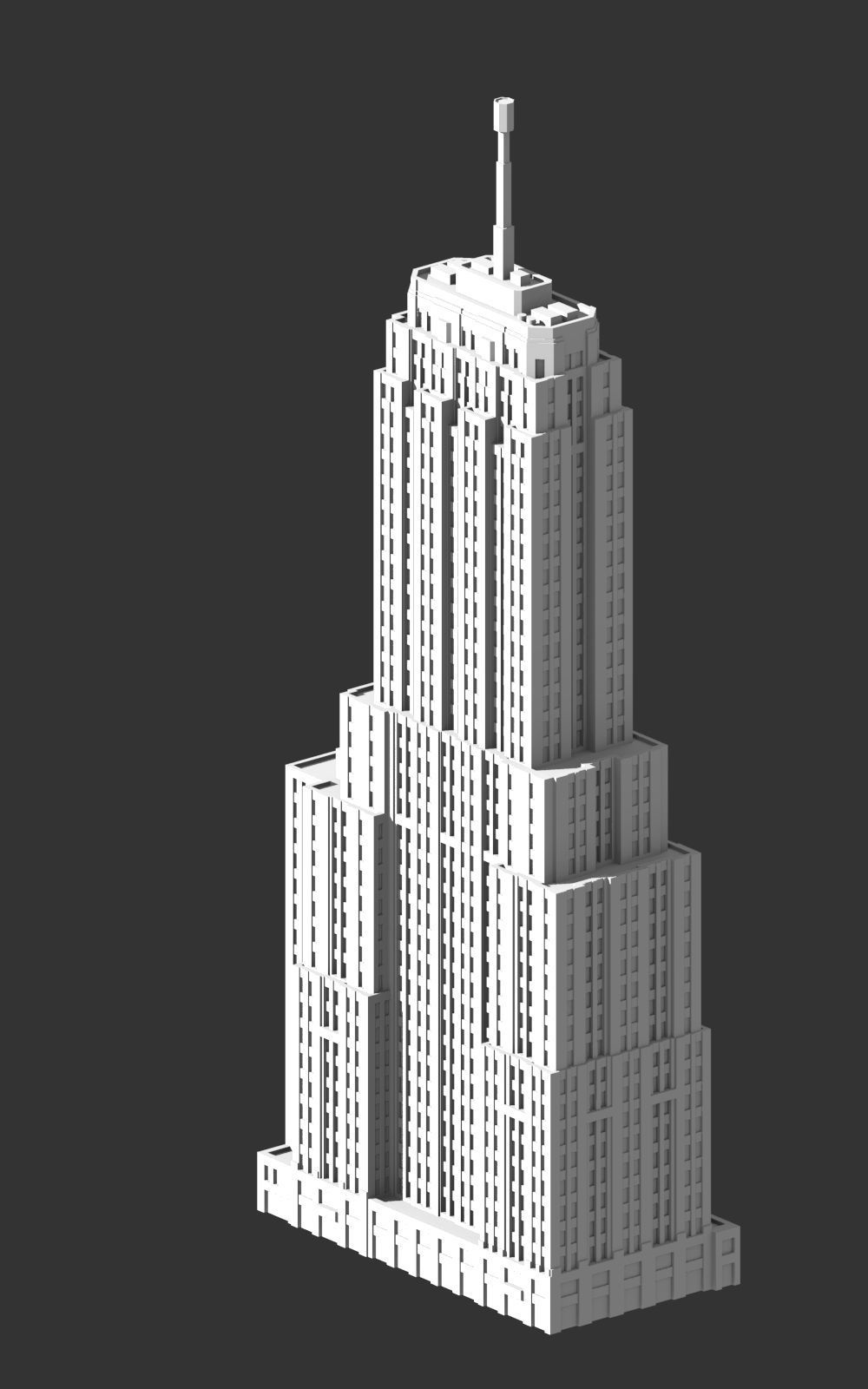 Palmolive Building 3D print model_4