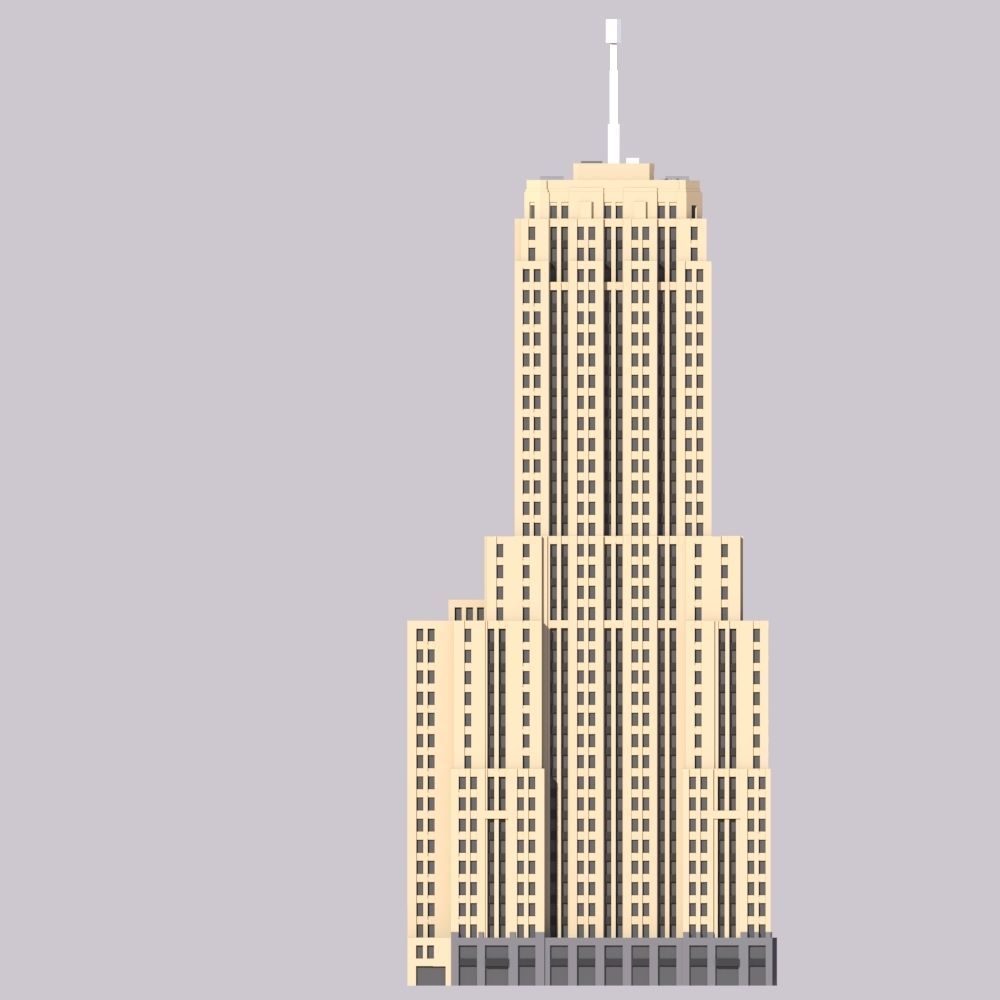 Palmolive Building 3D print model_2