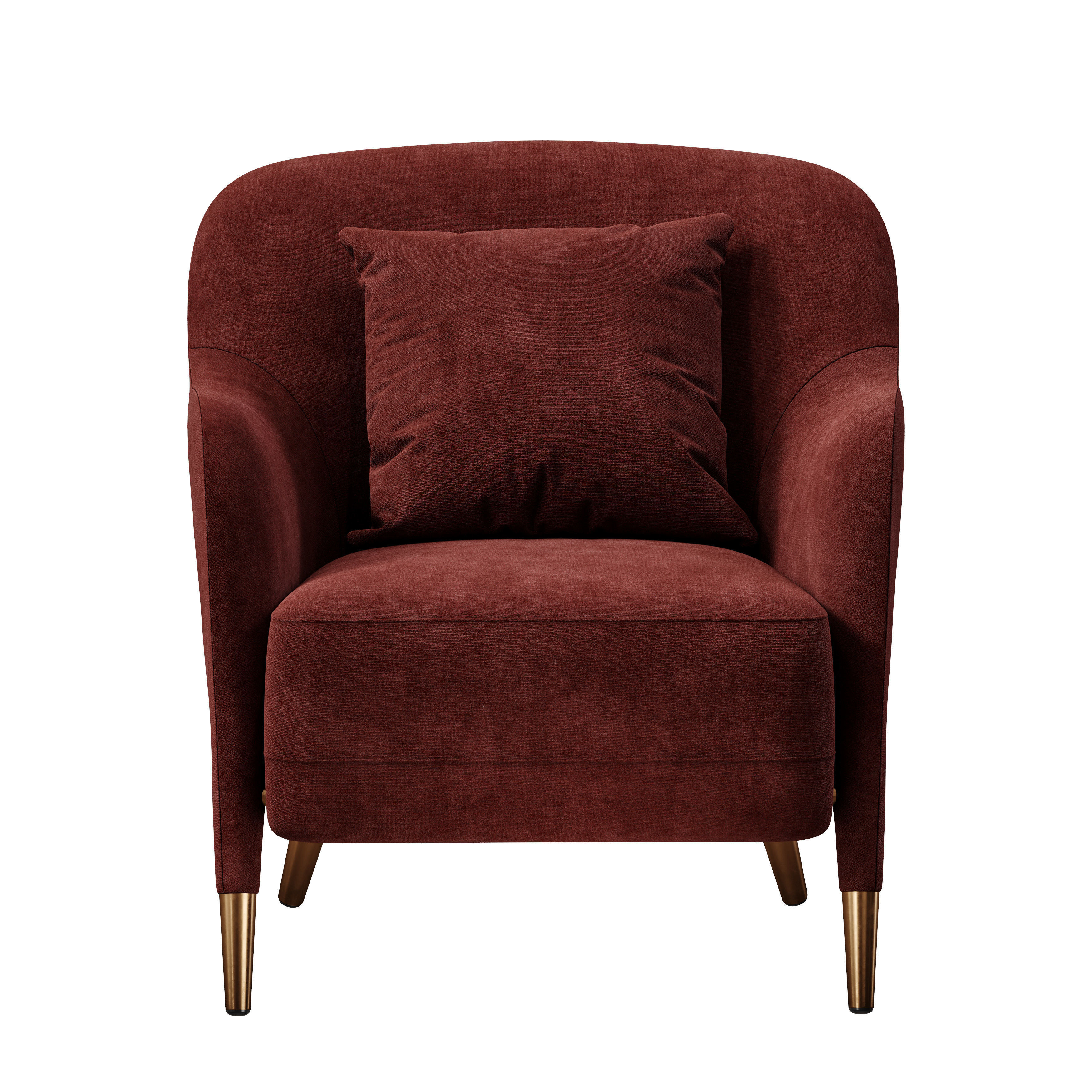 Armchair Molteni D1514 3D model_2