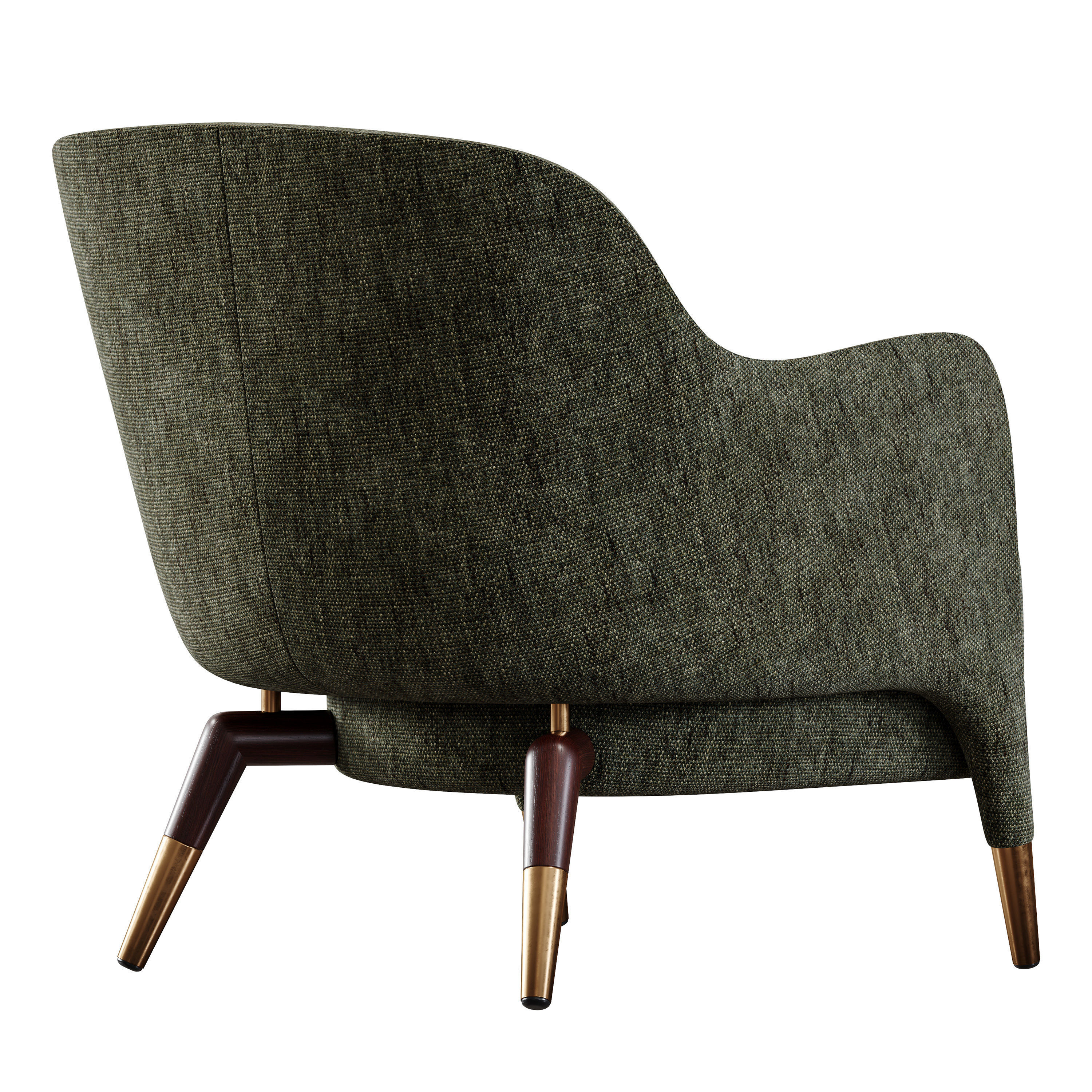 Armchair Molteni D1514 3D model_5