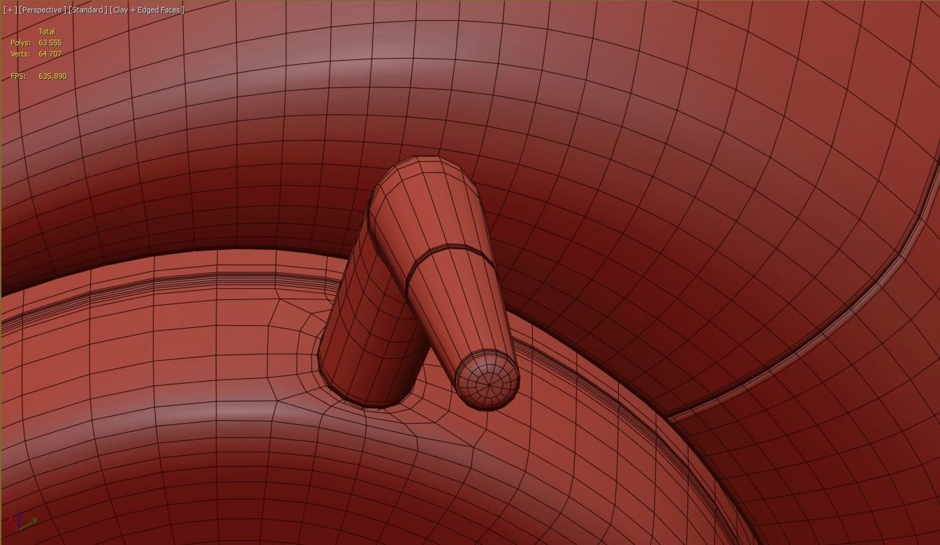 Armchair Molteni D1514 3D model_13