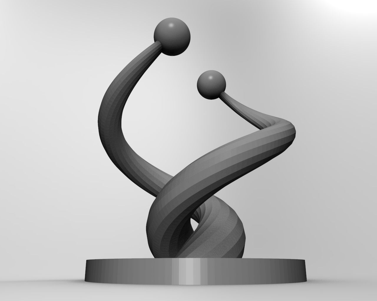 Love miniature 3D print model_9