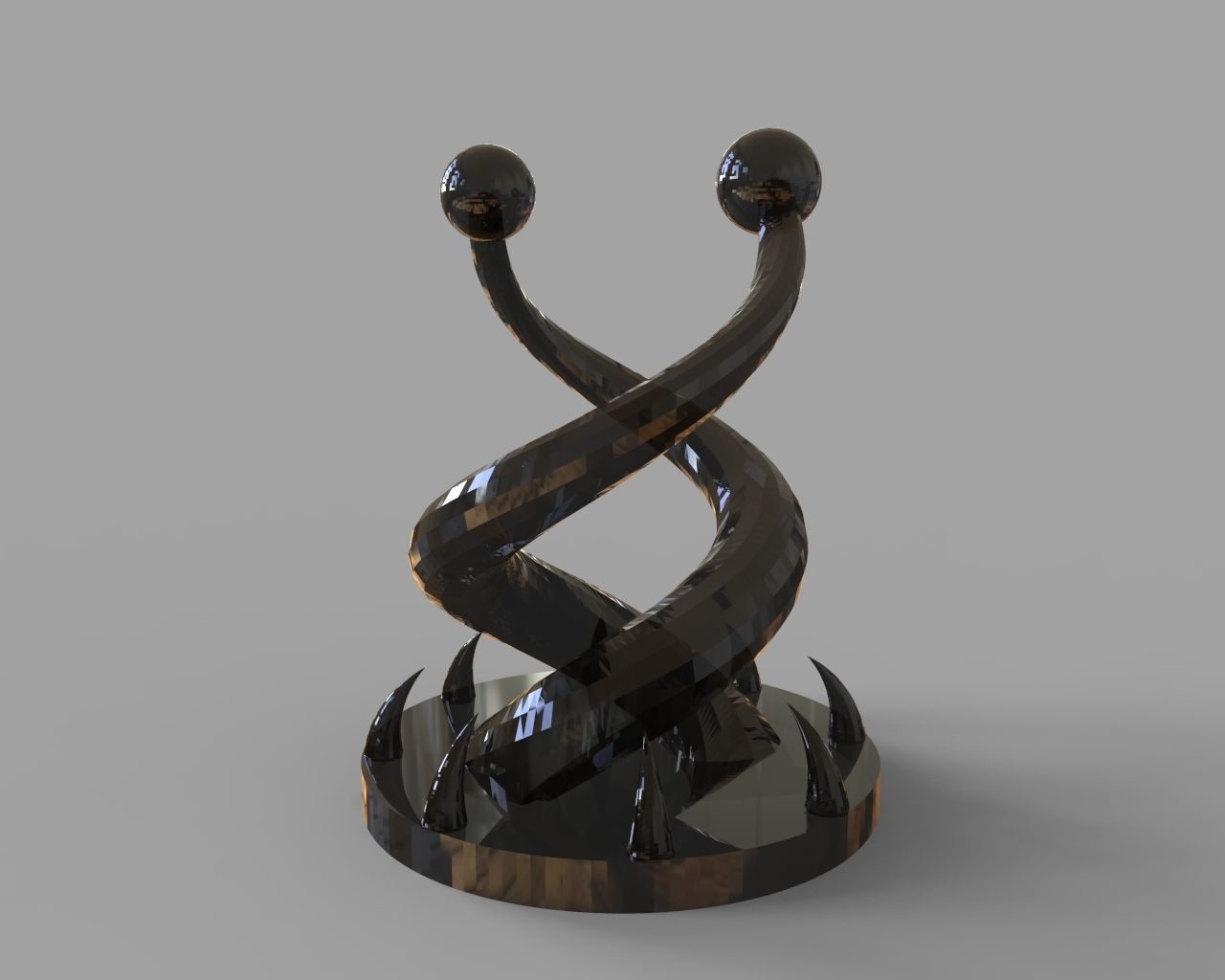 Love miniature 3D print model_4