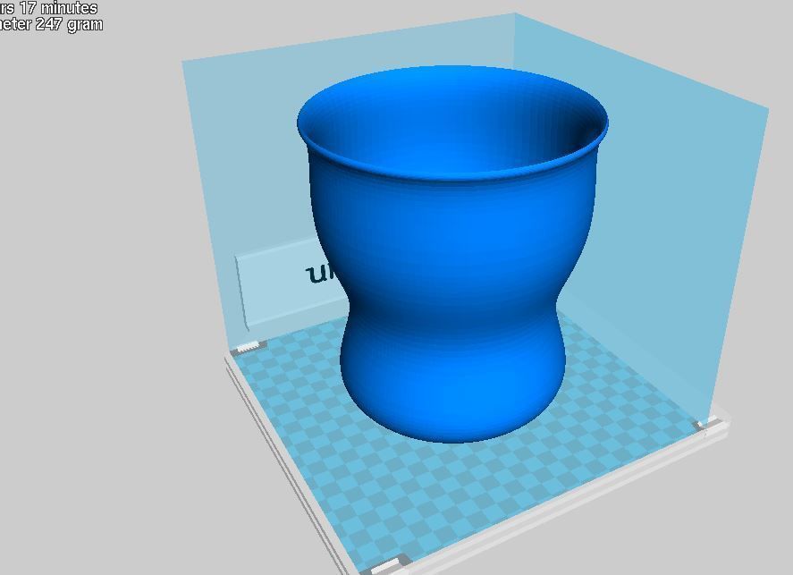 3D Printable Torchiere Lampshade 3D print model_1