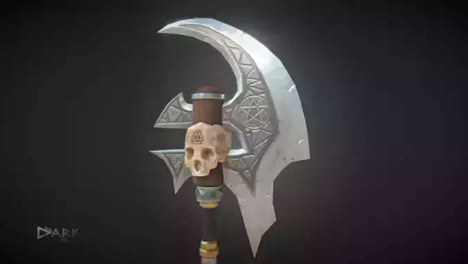 The Viking Axe of Destruction  Low-poly 3D model