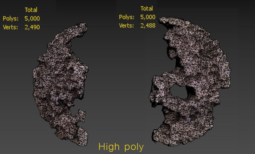 Ancient Artifact Decorative Low-poly 3D model_8