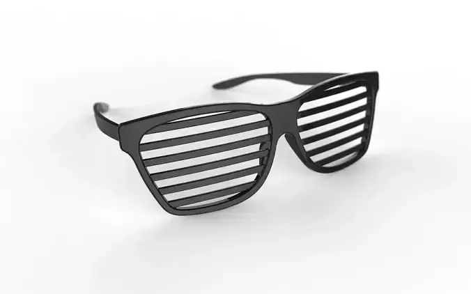 Shades pair of sunglasses 3D print model