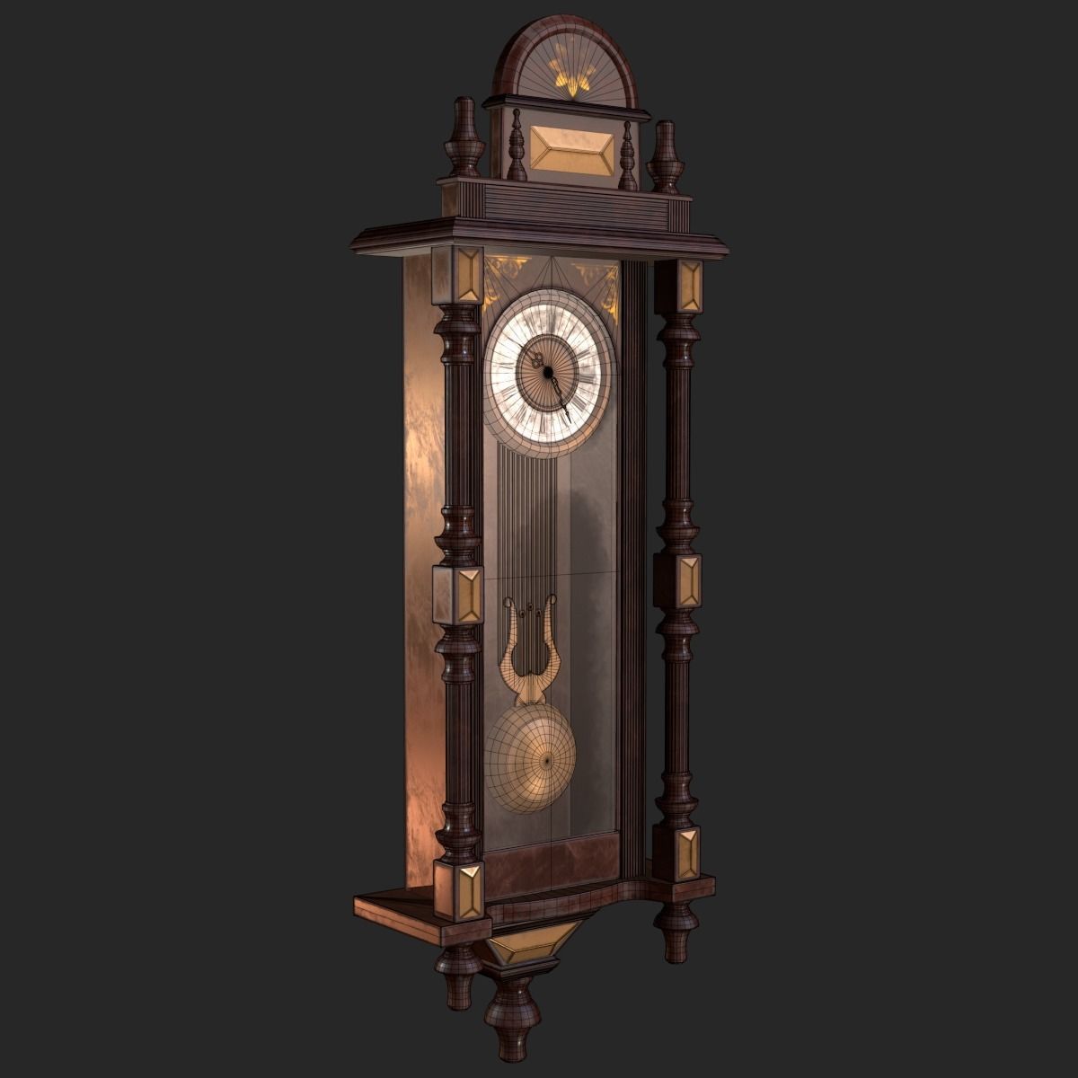 Old Clock Pack PBR 3D Model Collection_22