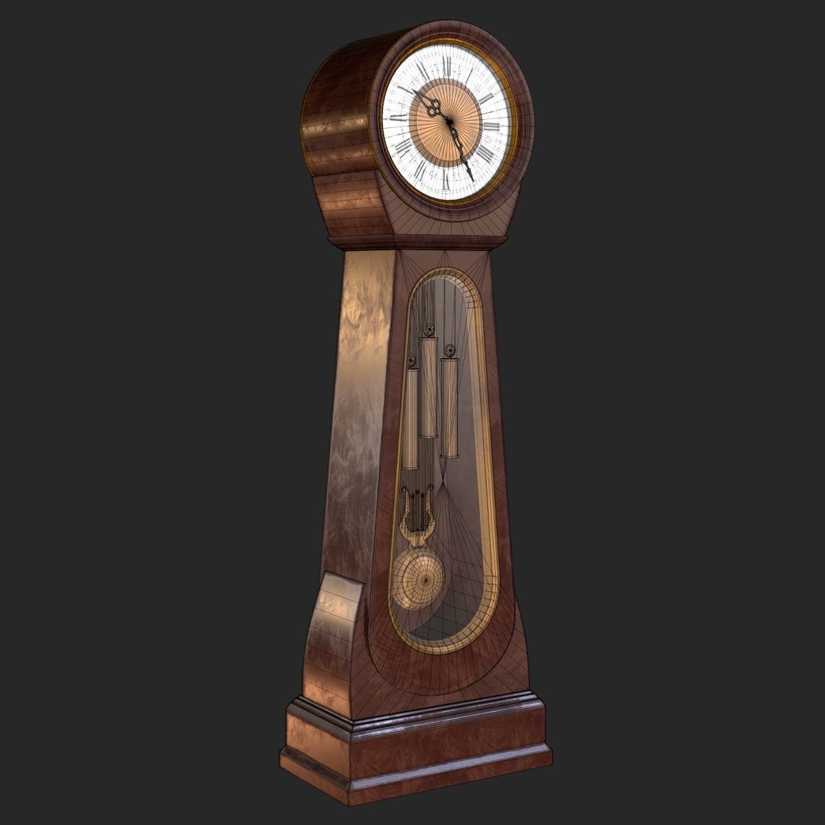 Old Clock Pack PBR 3D Model Collection_16