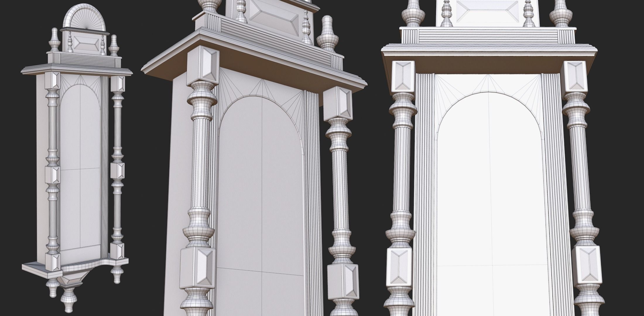 Old Clock Pack PBR 3D Model Collection_24