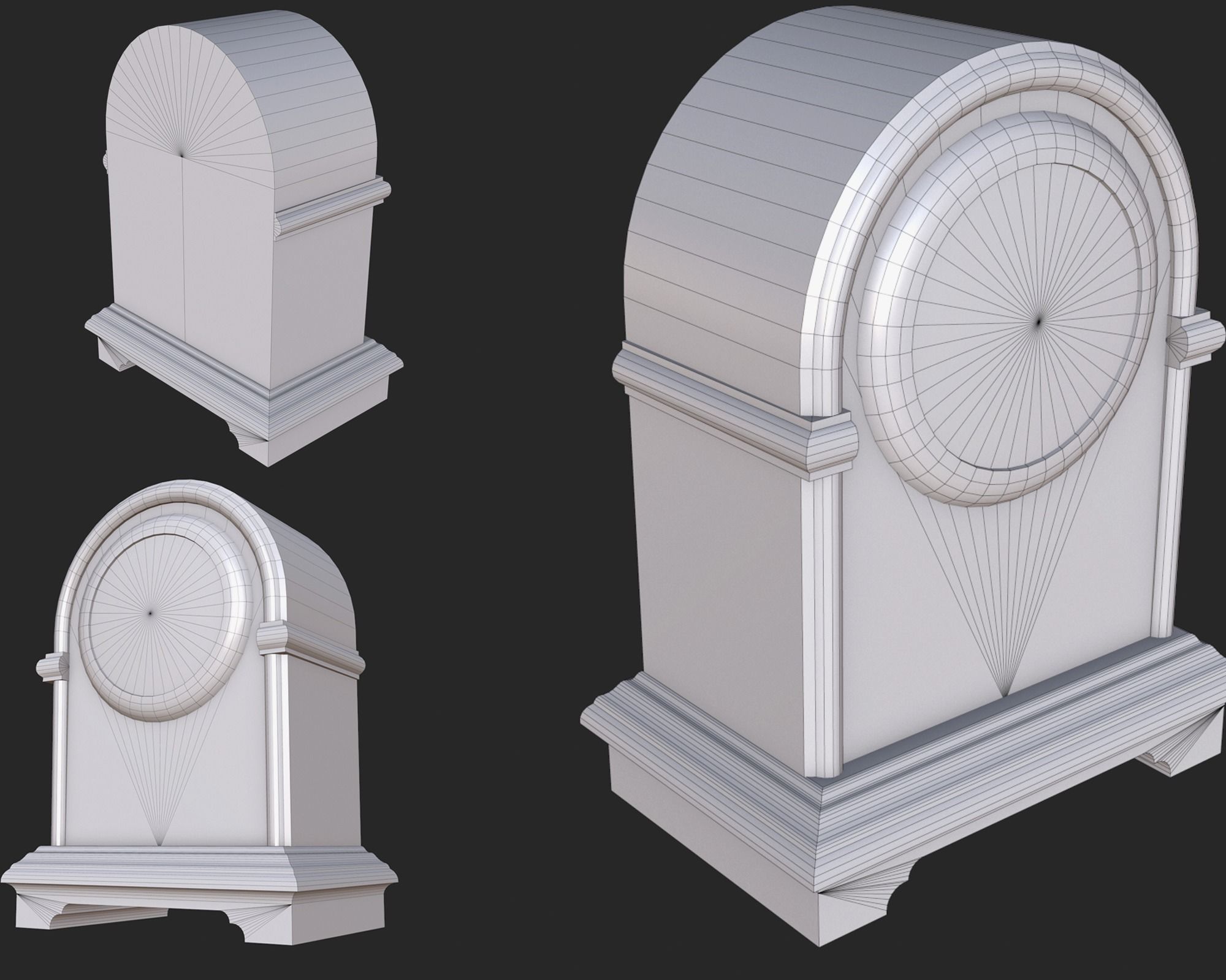 Old Clock Pack PBR 3D Model Collection_36