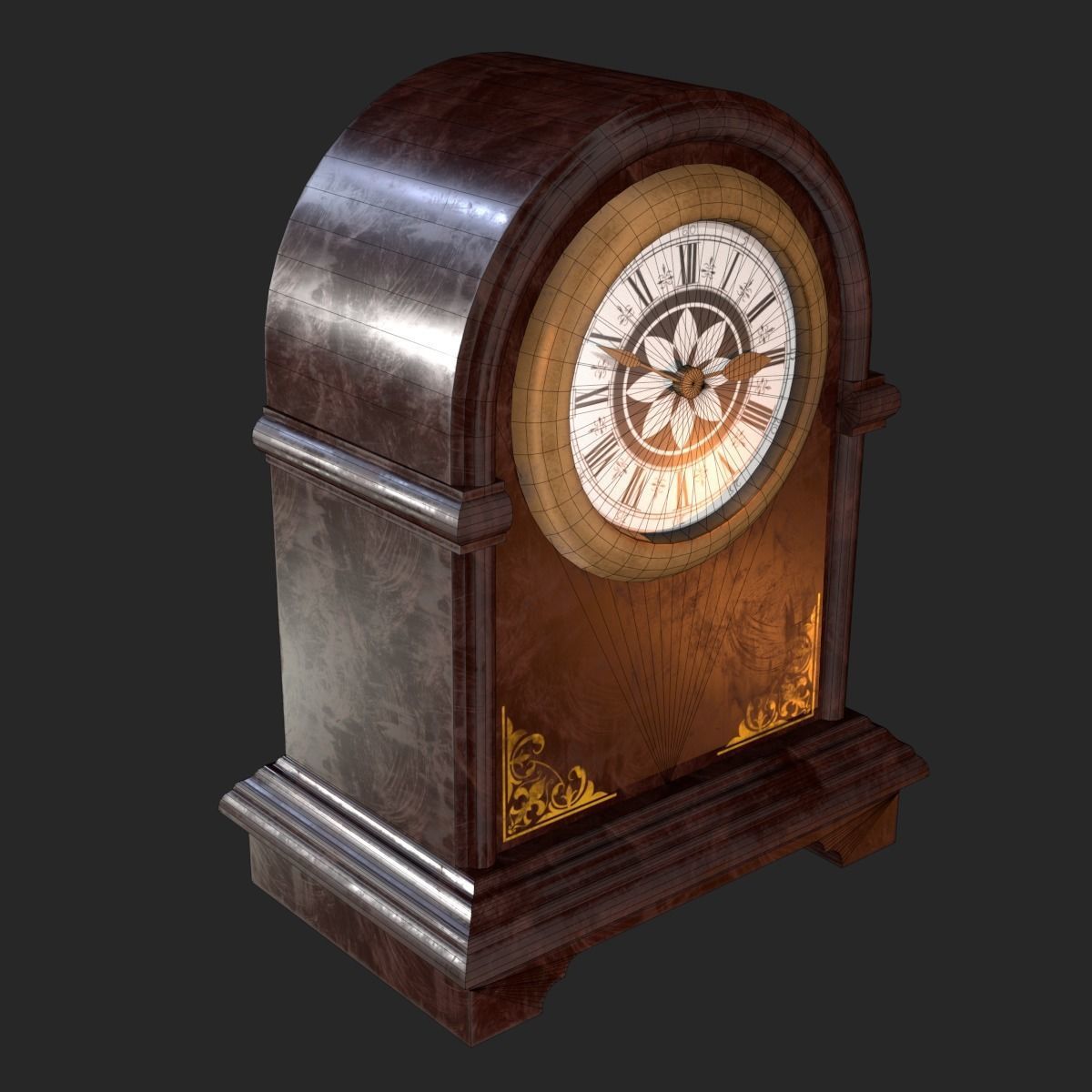 Old Clock Pack PBR 3D Model Collection_34