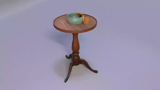 Table Set side 3D model
