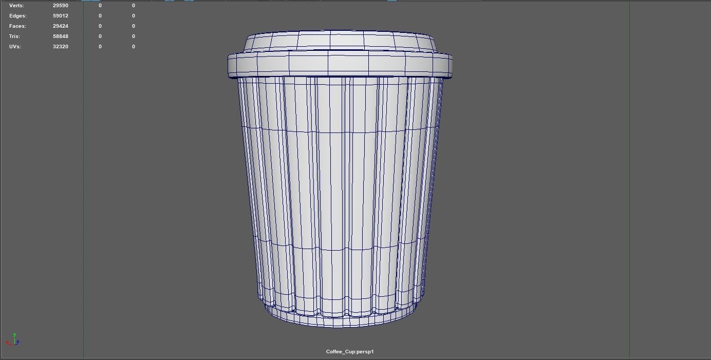 Coffee Cup 3D model_4