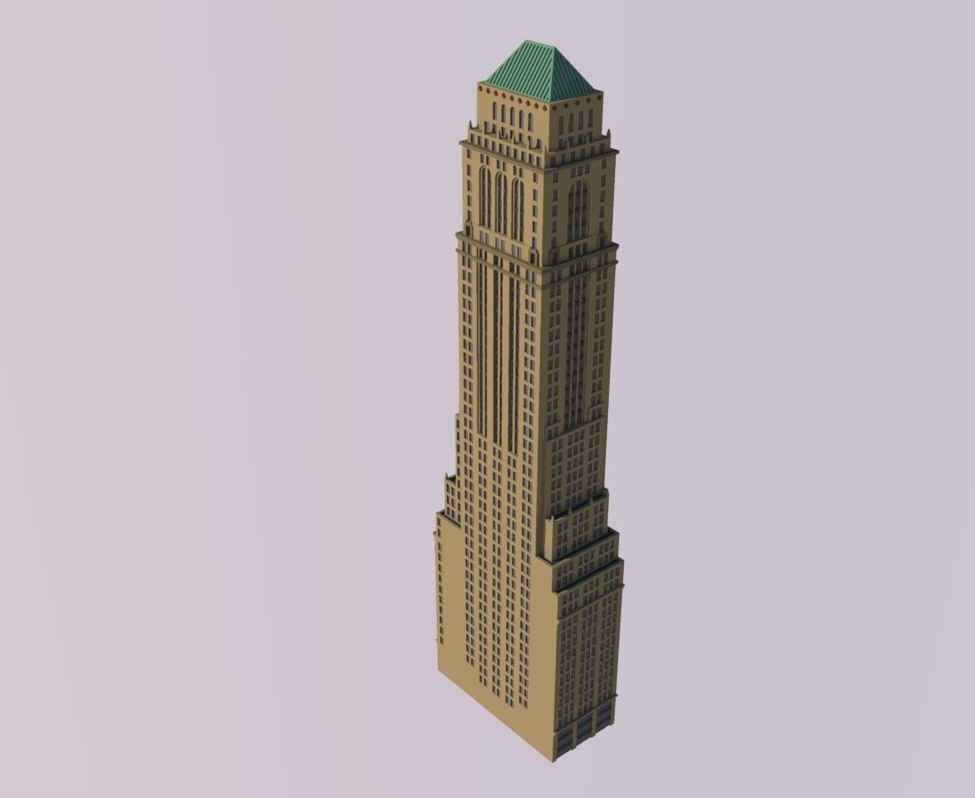 Mercantile Building 3D print model_1