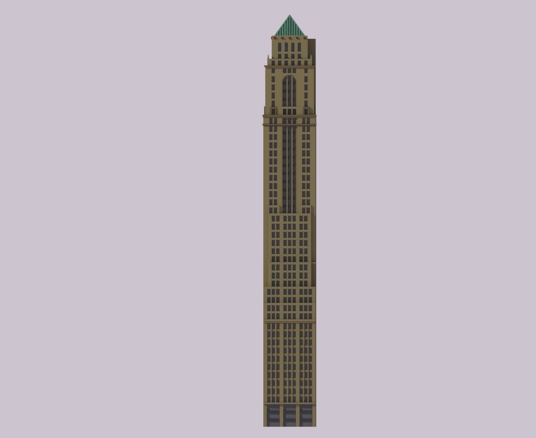 Mercantile Building 3D print model_2