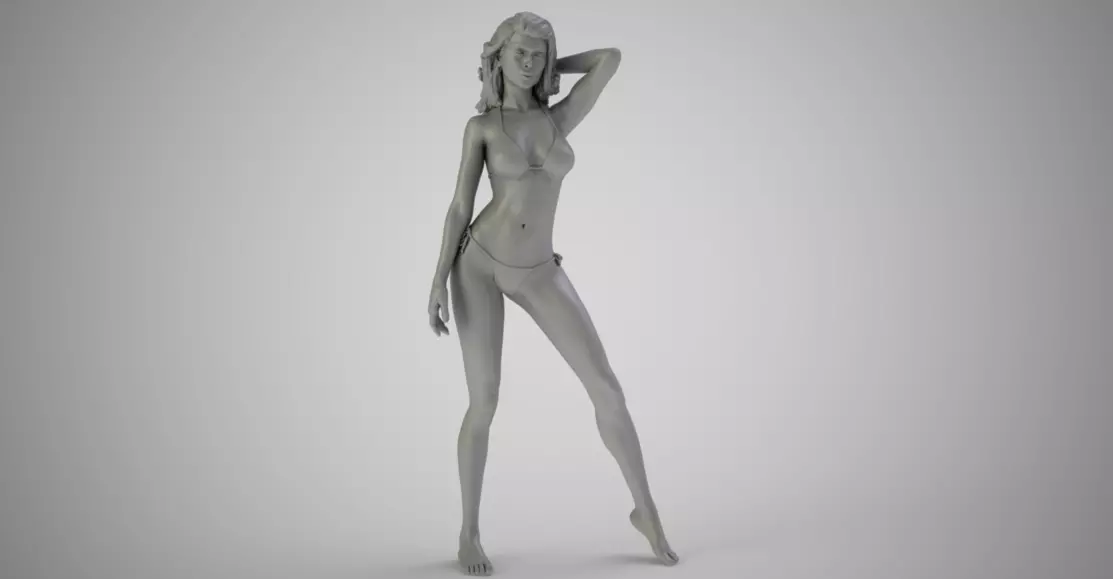 Beach Beauty 3D print model_0